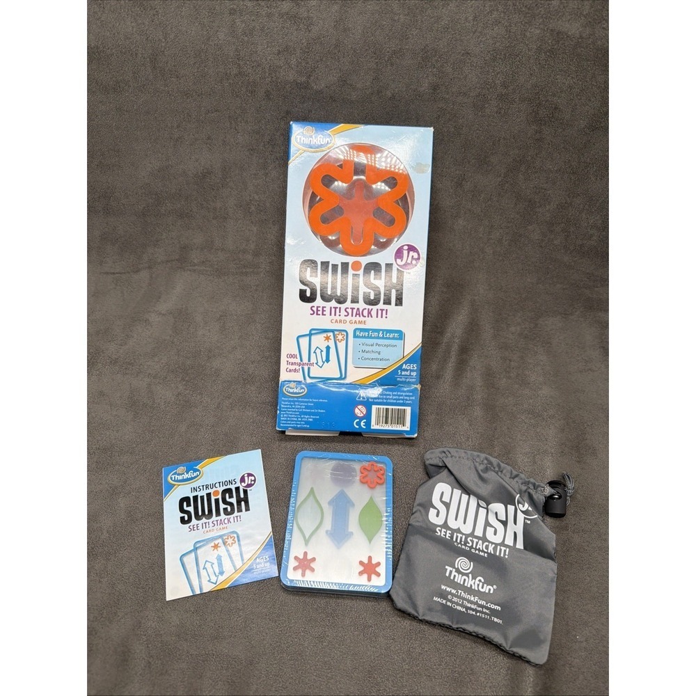 SWISH Jr. See It! Stack It Card Game ThinkFun